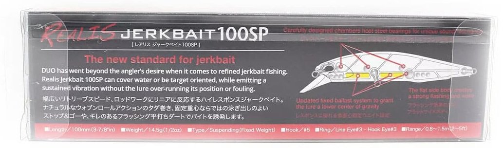 Воблер DUO Realis Jerkbait 100SP 1 шт 100 мм CCC3816 Wakasagi ND купить,NaN