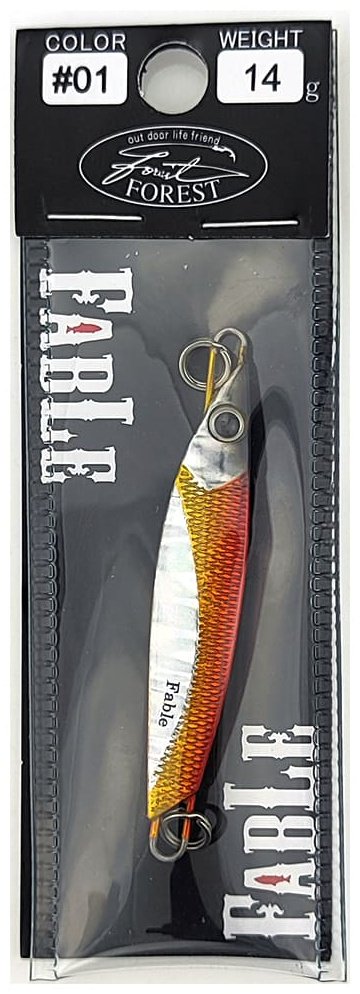Блесна FOREST Пилькер Forest Fable 14g 1 шт 55 мм Red/GS купить,NaN