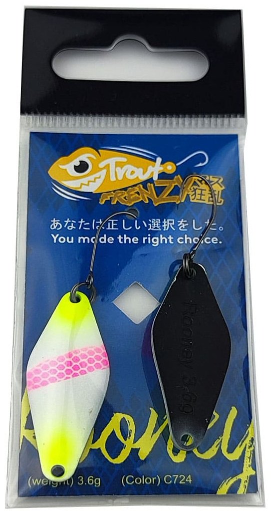Блесна Trout Frenzy Trout Frenzy Rooney 3.6gr 1 шт 35 мм C724 купить,NaN