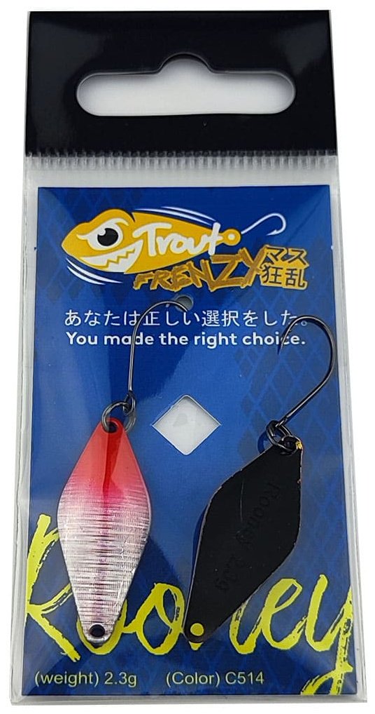 Блесна Trout Frenzy Trout Frenzy Rooney 2.3gr 1 шт 30 мм C514 купить,NaN