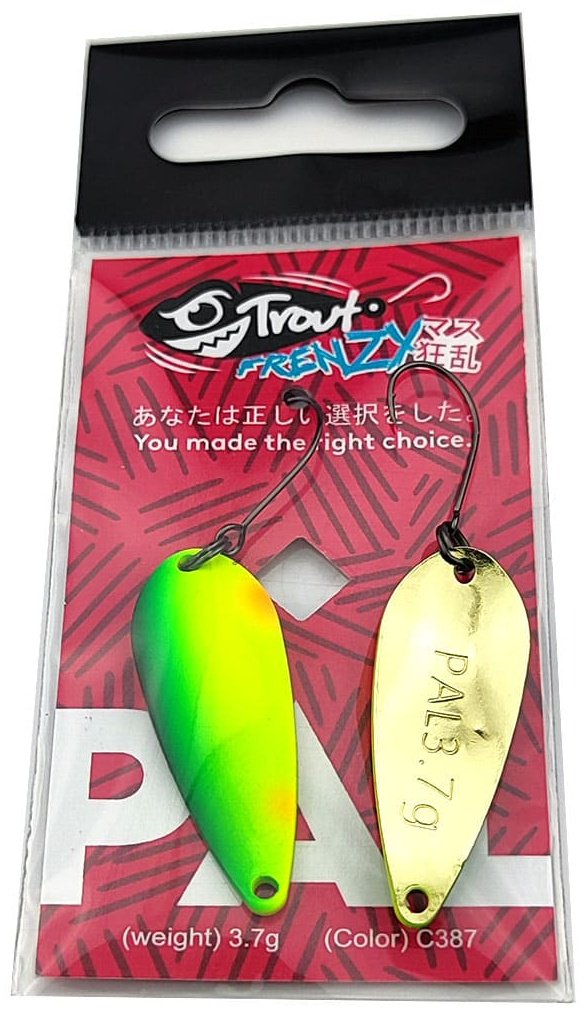 Блесна Trout Frenzy Trout Frenzy Pal 3.7gr 1 шт 33 мм C387 купить,NaN