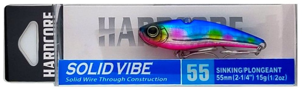 Воблер DUEL Hardcore Solid Vibe (S) 55mm, 15g, HBPC Blue Pink Candy 1 шт 55 мм Blue Pink Candy купить,NaN