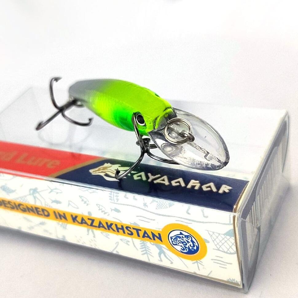 Воблер Айдахар ZB-10130 1 шт 60 мм 02 Green Ghost купить,NaN