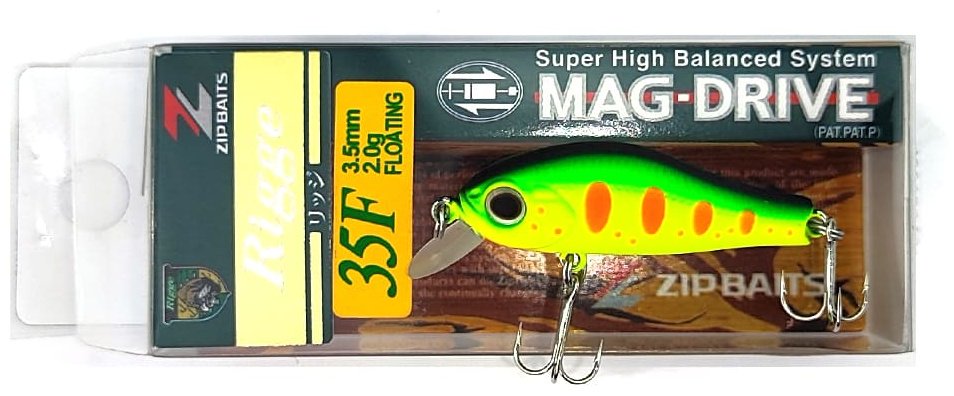 Воблер ZipBaits Rigge 35F, 1595.01.56 1 шт 35 мм 313, Hot Chart Yamame купить,NaN