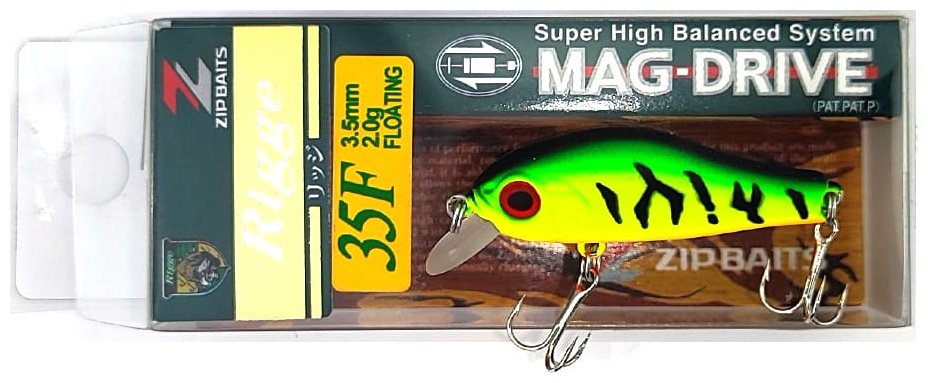Воблер ZipBaits Rigge 35F, 1595.01.52 1 шт 35 мм 995, Hot Tiger купить,NaN
