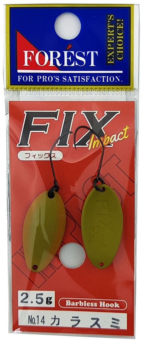 Блесна FOREST Fix Impact Color 14 1 шт 26 мм Karasumi купить,NaN