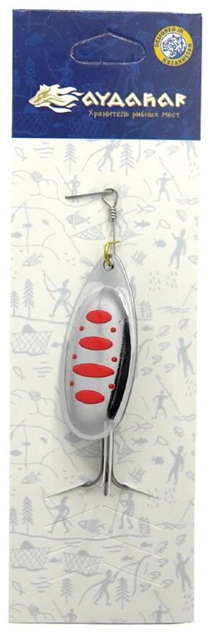 Блесна Айдхар BD Spinner, Size №5 1 шт 75 мм 027 Platinum Red Stripes купить,NaN