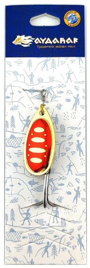 Блесна Айдхар BD Spinner, Size №4 1 шт 73 мм 029 Red Zebra Gold купить,NaN