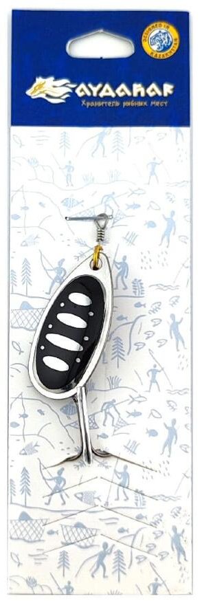 Блесна Айдахар BD Spinner, Size №4 1 шт 73 мм 033 Black Zebra Platinum купить,NaN