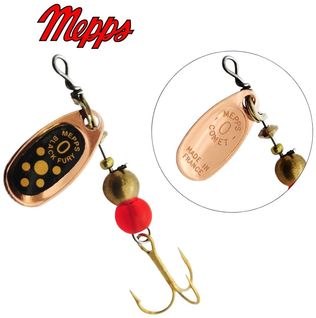 Блесна Mepps Black Fury Jaune №0# 2г. CU Copper 1 шт купить,NaN
