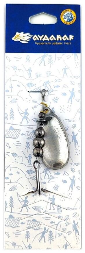 Блесна Айдахар BD Spinner, Size №4 1 шт 73 мм 033 Black Zebra Platinum купить,NaN