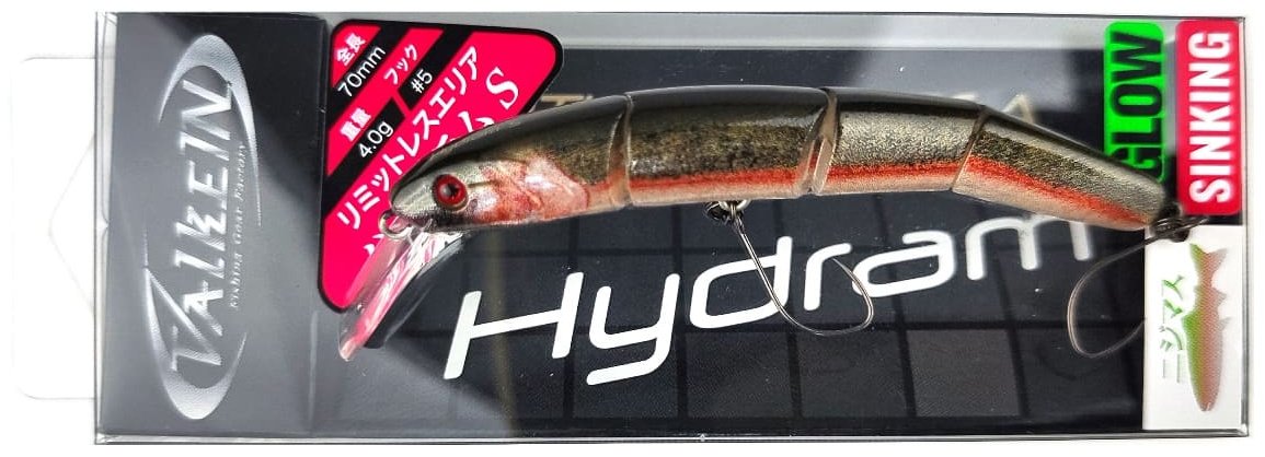 Воблер ValkeIN ValkeIN Hydram S# Limited, 70mm, 4g, Color C153, Glow Nijimasu 1 шт купить,NaN
