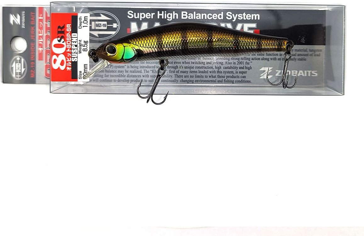Воблер ZipBaits Orbit 80 SP-SR, 1595.02.41 1 шт 80 мм 509, Blue Gill купить,NaN