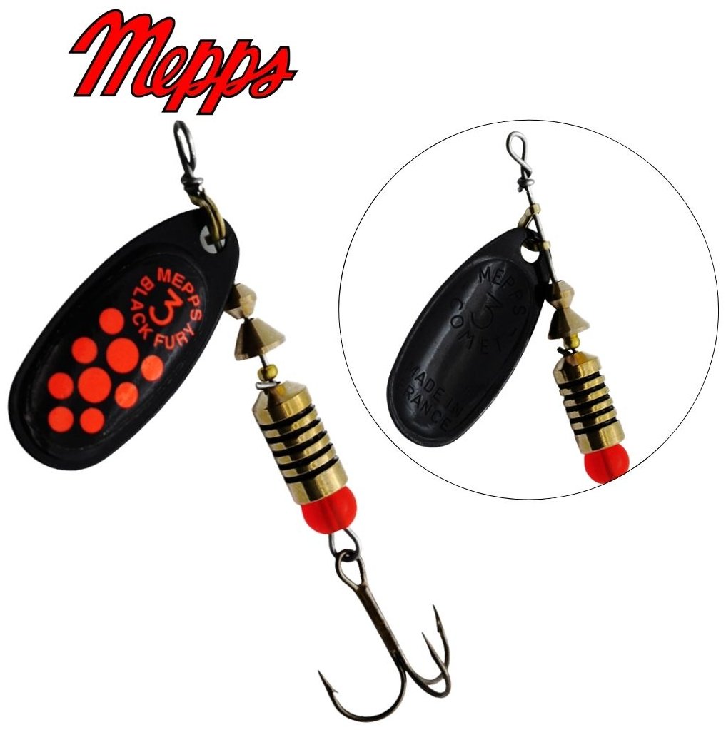 Блесна Mepps Black Fury Orange №3# 6.5г. NR Black 1 шт купить,NaN