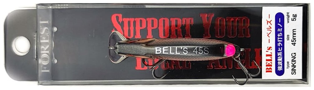 Воблер FOREST Forest BELL’s 45S 1 шт 45 мм Ugui Ltd купить,NaN