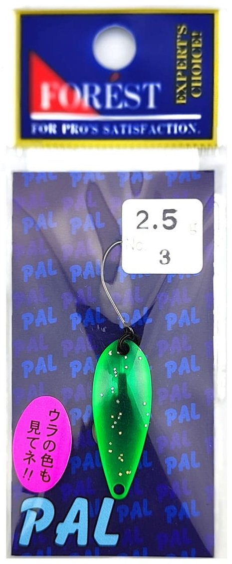 Блесна FOREST Forest Lure Pal 2.5g#, Color 03, East Green 1 шт купить,NaN
