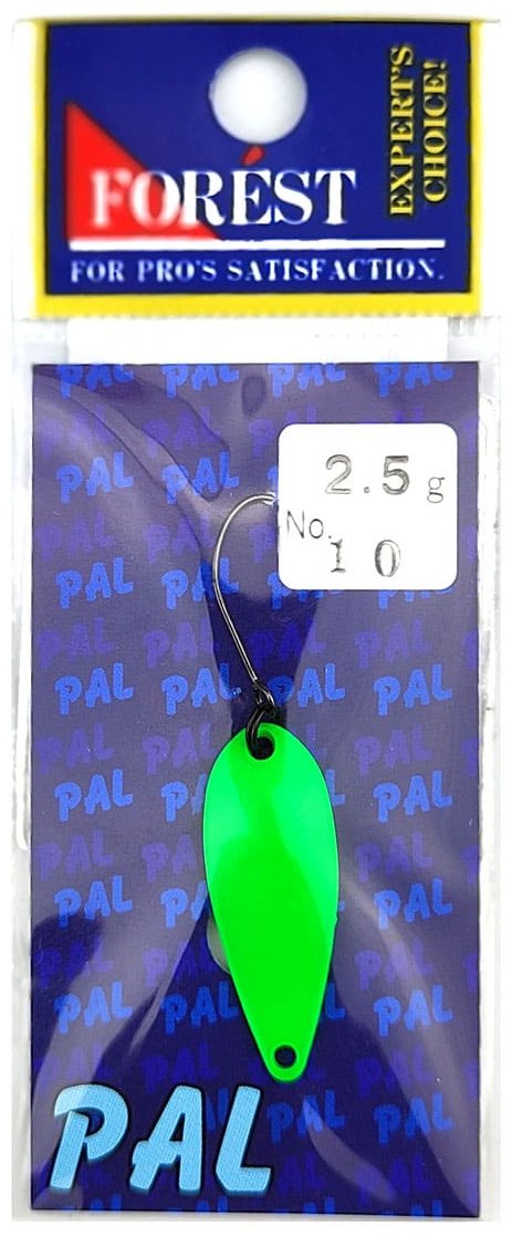 Блесна FOREST Forest Lure Pal 2.5g#, Color 10, Fluorescence Green 1 шт купить,NaN
