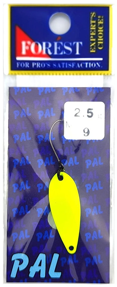 Блесна FOREST Lure Pal 1 шт 30 мм Fluorescence Yellow купить,NaN