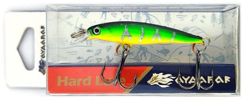 Воблер Айдахар ZB-10222 1 шт 50 мм 06 Lime Tiger купить,NaN
