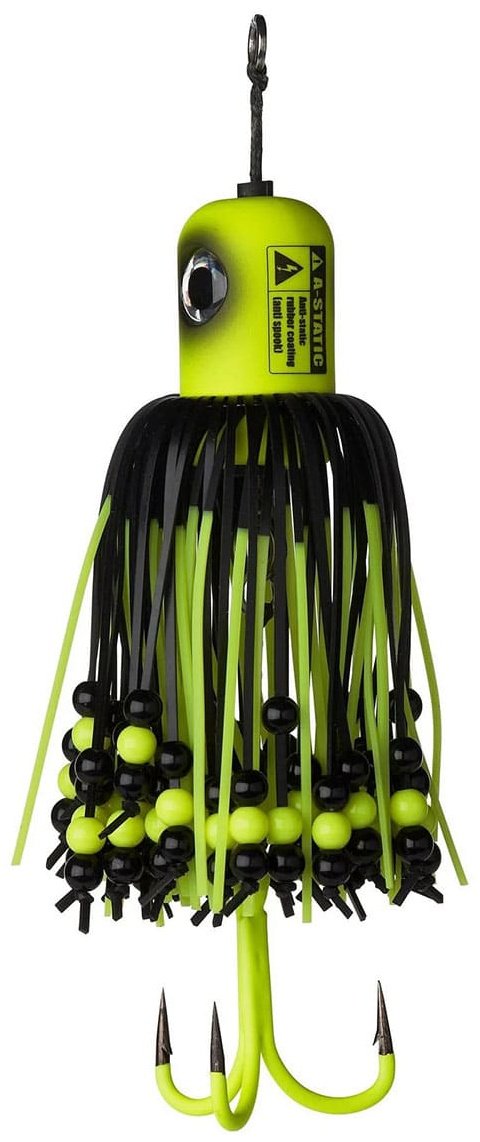 Мягкая приманка Madcat A-Static Clonk Teaser 200g, 16cm, 3/0, Fluorescent Yellow UV 1 шт купить,NaN