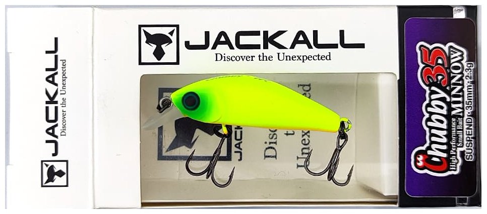 Воблер Jackall Jackall Chubby Minnow 35SP 35mm, 2.3g, Color Mat Chart 1 шт купить,NaN