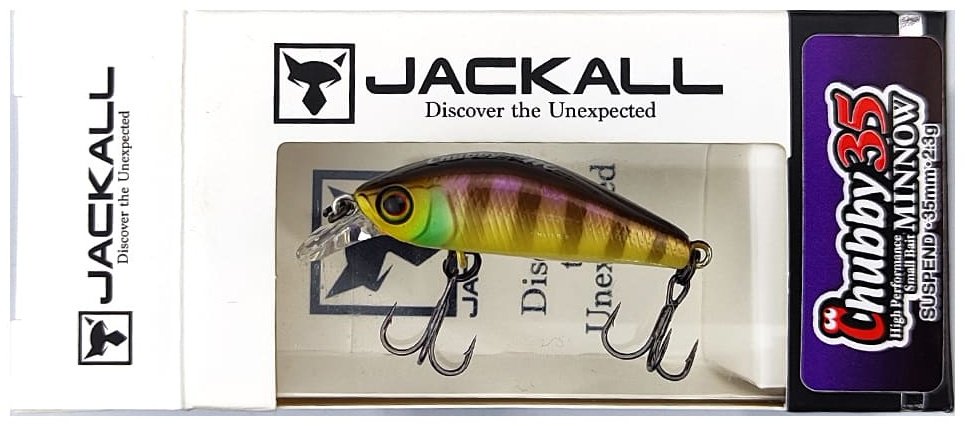 Воблер Jackall Jackall Chubby Minnow 35SP 35mm, 2.3g, Color Noike Gill 1 шт купить,NaN