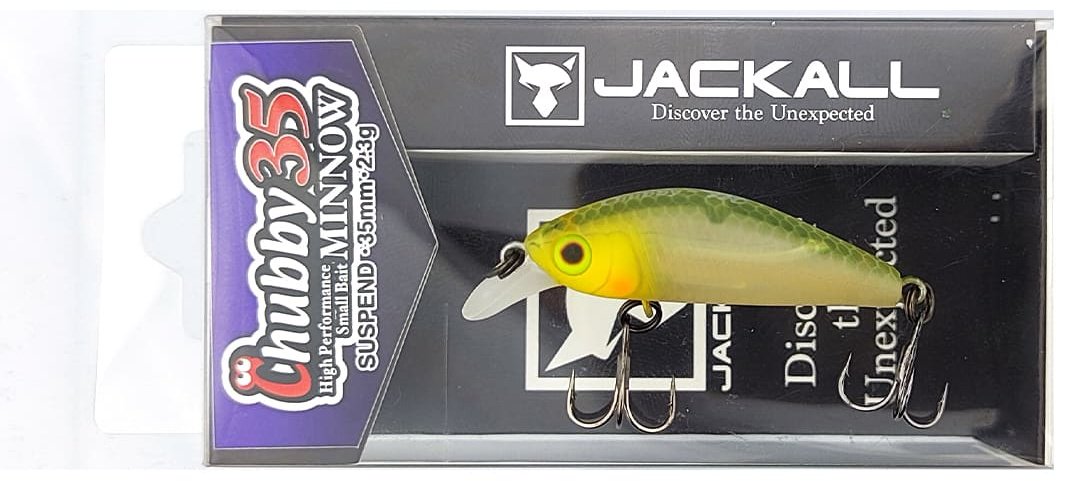 Воблер Jackall Jackall Chubby Minnow 35SP 35mm, 2.3g, Color Shizuoka Bizin 1 шт купить,NaN