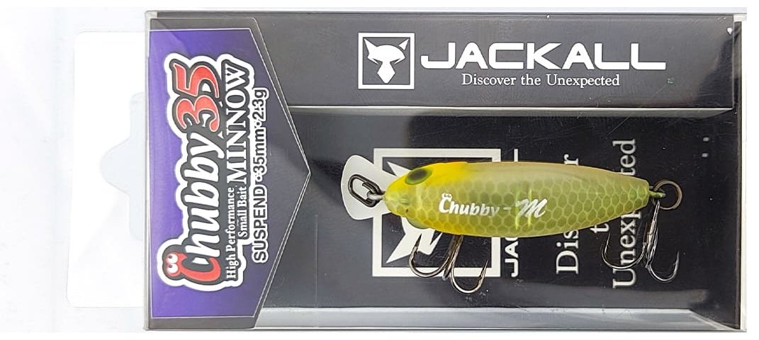 Воблер Jackall Jackall Chubby Minnow 35SP 35mm, 2.3g, Color Shizuoka Bizin 1 шт купить,NaN