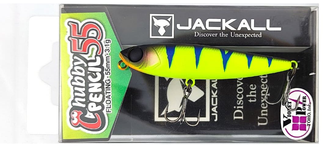 Воблер Jackall Jackall Chubby Pencil 55 F, 3.1g, Color UV Mat Chart Perch 1 шт купить,NaN