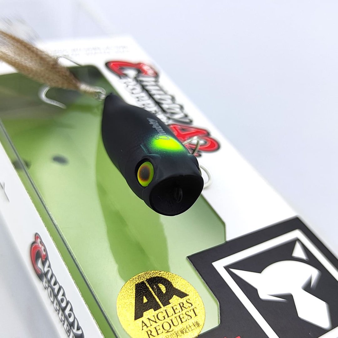 Воблер Jackall Jackall Chubby Popper 42F, 3.3g, Color Sight Mat Black 1 шт купить,NaN