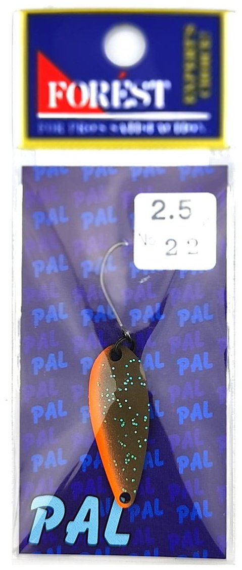 Блесна FOREST Forest Lure Pal 2.5g#, Color 22, Orange Stripe 1 шт купить,NaN