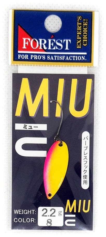 Блесна FOREST Forest Miu Standart 2.2g 1 шт 28 мм Forest 08 купить,NaN