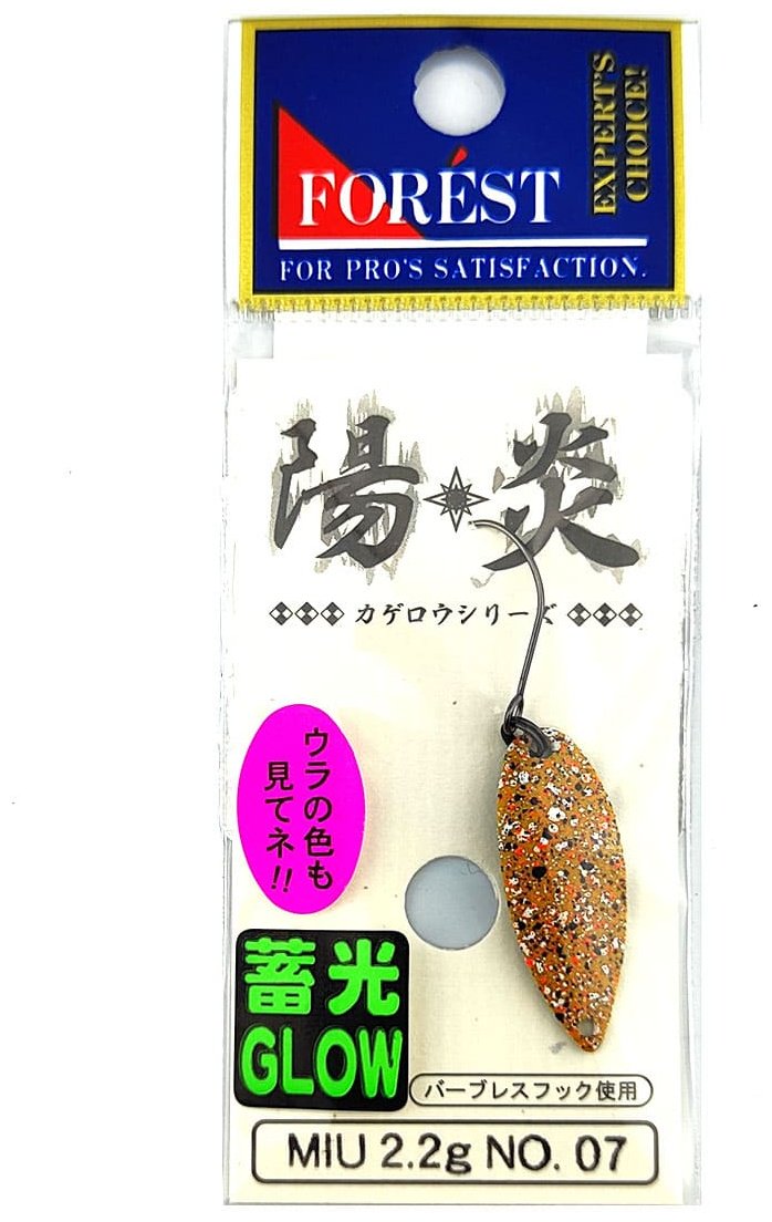 Блесна FOREST Forest Miu Kagerou series Glow 2.2g 1 шт 28 мм Light Pellet Glow купить,NaN