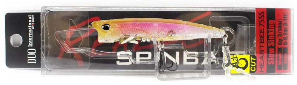 Воблер DUO Realis Spinbait Heartbee 75SS, Color CCC3325 LG Wakasagi 1 шт купить,NaN