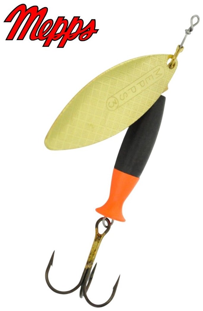 Блесна Mepps AGLIA LONG HEAVY 1 шт 3 мм Gold/Black/Orange купить,NaN