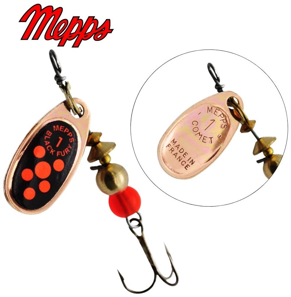 Блесна Mepps Black Fury Orange №1# 3.5г. CU Copper 1 шт купить,NaN