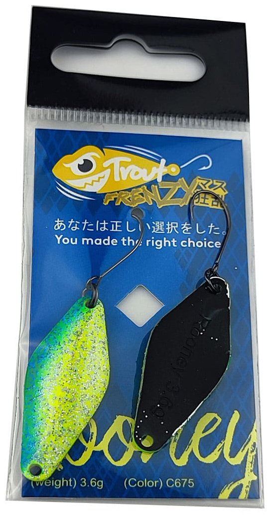 Блесна Trout Frenzy Trout Frenzy Rooney 3.6gr 1 шт 35 мм C675 купить,NaN