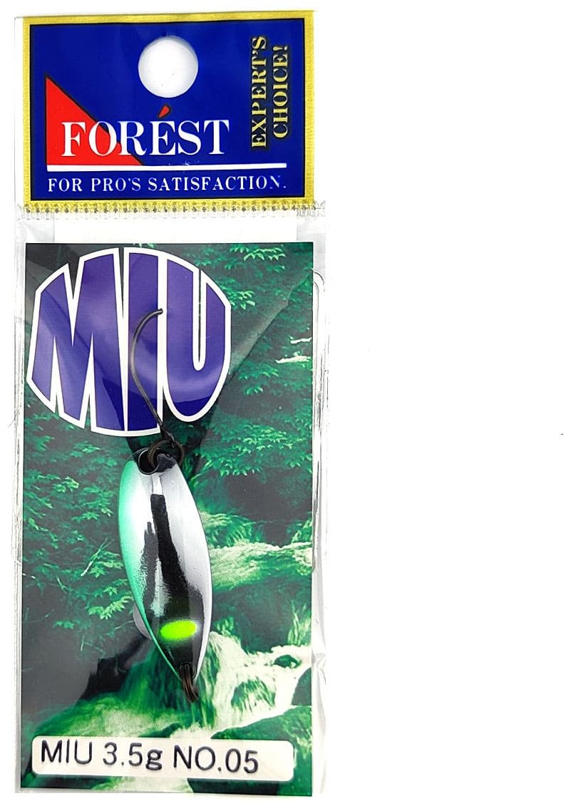 Блесна FOREST Forest Miu Native Series 3.5g 1 шт 32 мм Silver Ayu купить,NaN