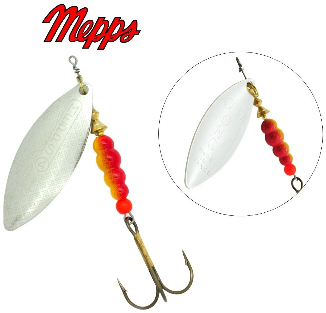 Блесна Mepps AGLIA LONG 1 шт 4 мм Silver купить,NaN