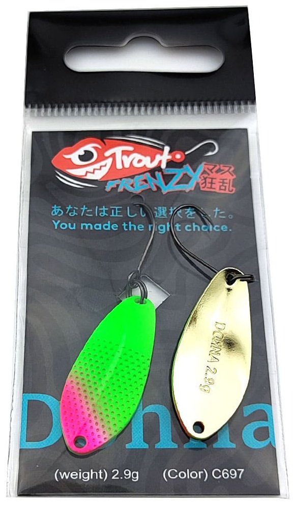 Блесна Trout Frenzy Trout Frenzy Dohna 2.9gr 1 шт 31 мм C697 купить,NaN