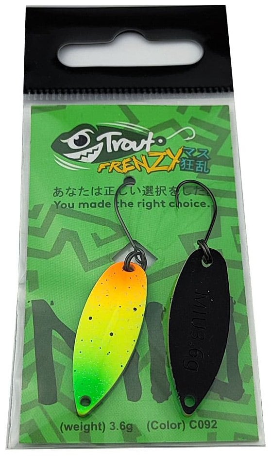 Блесна Trout Frenzy Trout Frenzy Miu 3.6gr 1 шт 32 мм C092 купить,NaN