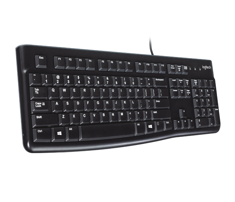 Клавиатура Logitech K120 черная - ForteMarket Клавиатура Logitech K120 черная купить,0