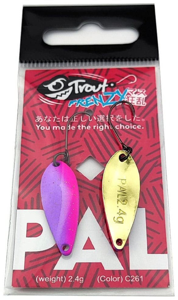 Блесна Trout Frenzy Trout Frenzy Pal 2.4gr 1 шт 30 мм C261 купить,NaN