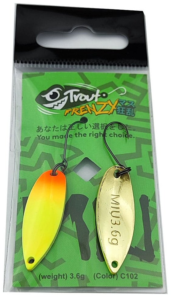 Блесна Trout Frenzy Trout Frenzy Miu 3.6gr 1 шт 32 мм C102 купить,NaN