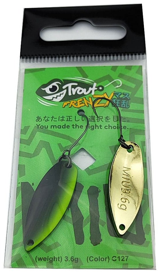 Блесна Trout Frenzy Trout Frenzy Miu 3.6gr 1 шт 32 мм C127 купить,NaN