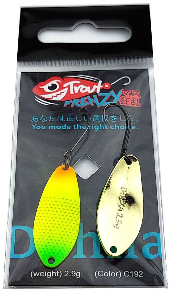 Блесна Trout Frenzy Trout Frenzy Dohna 2.9gr 1 шт 31 мм C192 купить,NaN