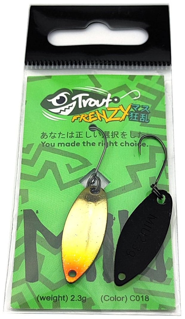 Блесна Trout Frenzy Trout Frenzy Miu 2.3gr 1 шт 29 мм C018 купить,NaN