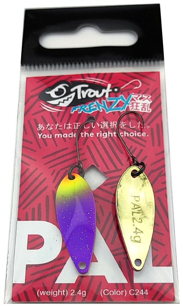 Блесна Trout Frenzy Trout Frenzy Pal 2.4gr 1 шт 30 мм C244 купить,NaN