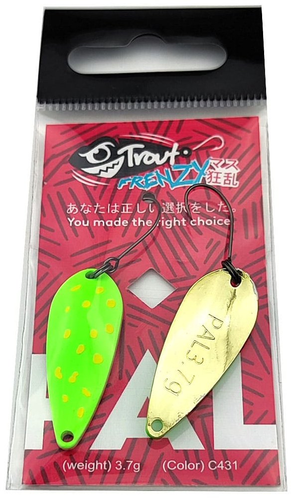 Блесна Trout Frenzy Trout Frenzy Pal 3.7gr 1 шт 33 мм C431 купить,NaN