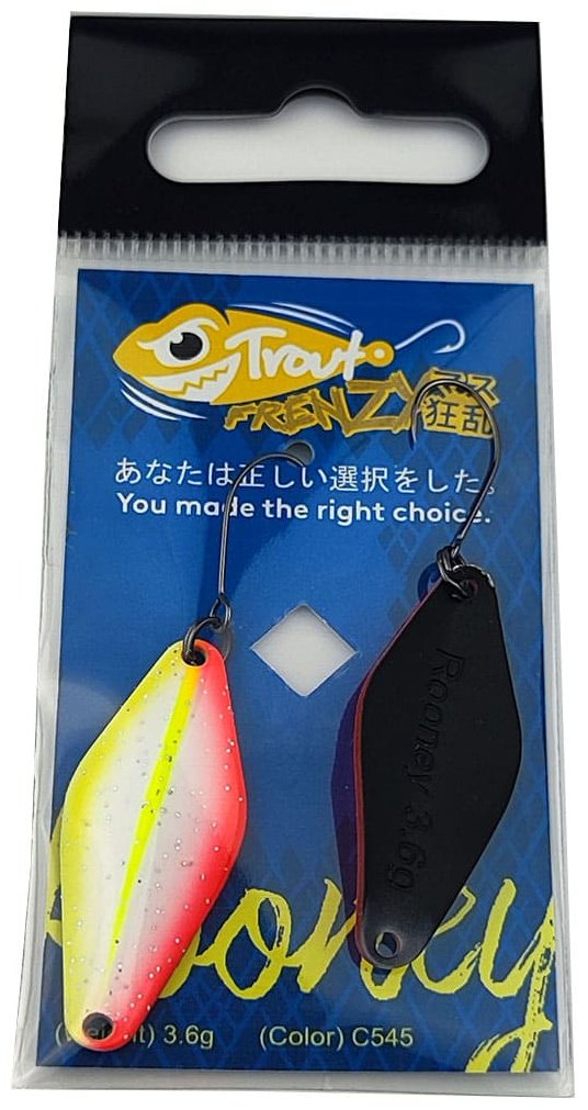 Блесна Trout Frenzy Trout Frenzy Rooney 3.6gr 1 шт 35 мм C545 купить,NaN